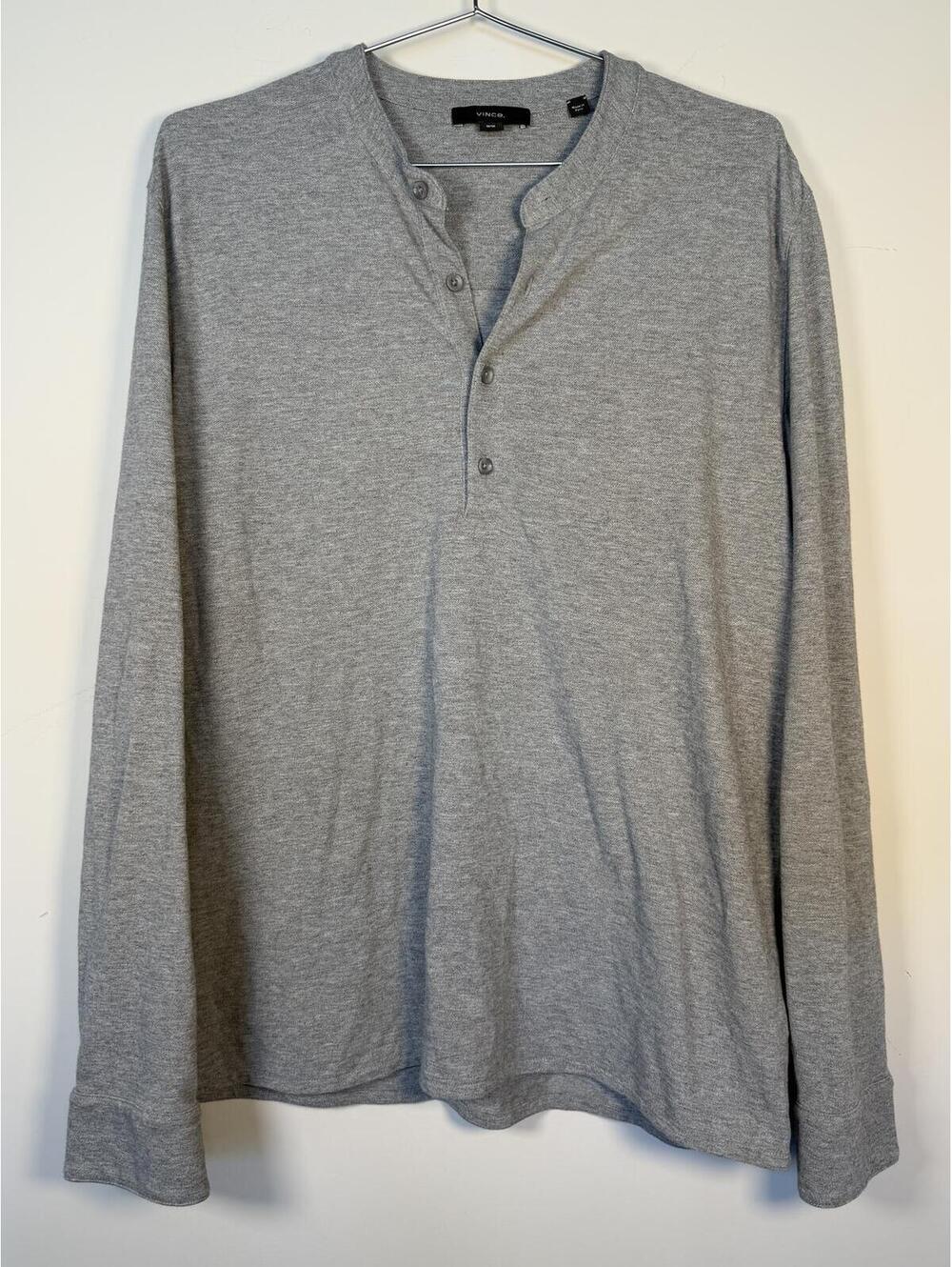 Vince Men’s Henley style shirt size‎ Medium